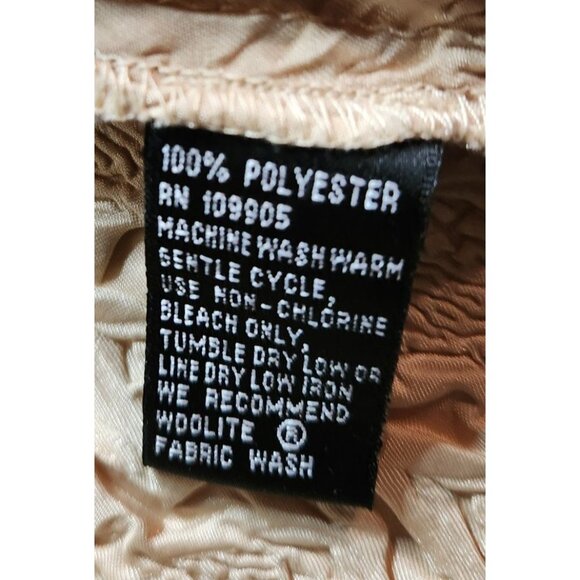 Gold Blouse Jennifer Lloyd XL Long Sleeve Button-Up party office new years - Picture 4 of 7